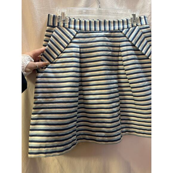 Pink Martini Striped A-Line Mini Skirt (Size M) - Picture 2 of 4